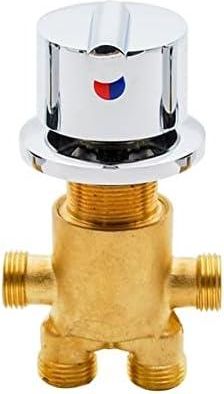 OEM Robinet Baignoire - Mitigeur Lavabo - Laiton Massif - Cartouche C&eacute;ramique - Eau Chaude Froide - Salle De Bain - 1 Pi&egrave;ce