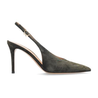 Gianvito Rossi Pumps, female, Green, Size: 8 1/2 US Robbie Heeled Shoes