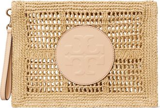 Tory Burch Ella Hand Crochet Wristlet in Natural/natural at Nordstrom
