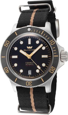 Glycine Mens Combat Sub Box Ceramic 41mm Automatic Watch