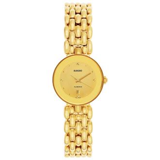 Rado Florence Quartz Gold Dial Ladies Watch R48645263