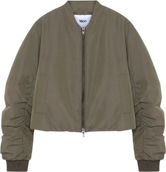 Won Hundred Opal Bomberjack - Dames - Bomber jackets - Bruin - S - Katoen - Jassen