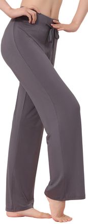 Hoerev Comfy Pants Ultra Soft and Lightweight Flowy Pants for Women,Perfect for Yoga and Lounging Product,Darkgrey,3XL