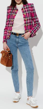 Balmain Skinny Jeans, Womens, Blue