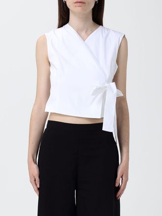 Liviana Conti Gilet crop in misto cotone