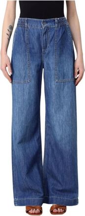 Liu Jo Dames, Jeans, Blauw, Maat: W26 Katoen