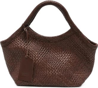 Ibeliv Bolso Tote Mediano Trenzado Pure - Bags - Mujer - Marr&oacute;n - ONE SIZE
