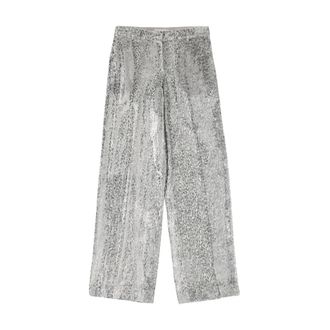Stella McCartney Wide Pantaloni - - Trousers - Donna - Grigio - S