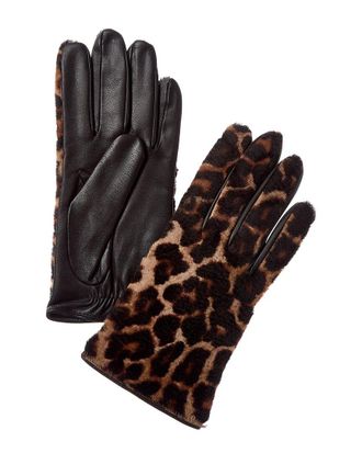 Portolano Tech Cashmere-Lined Leather Gloves