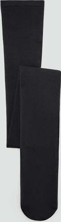 Mango Calze medie lisce nero - Donna - S - MANGO