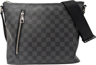 Louis Vuitton Black Damier Graphite White Damier Graphite Handbag Shoulder Bag (Pre-Owned)