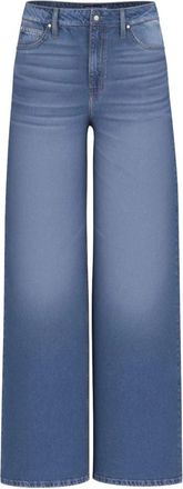 Guess Bellflower Wide Jeans - Dames - Loose Fit Jeans - Blauw - W33 - Denim - Jeans