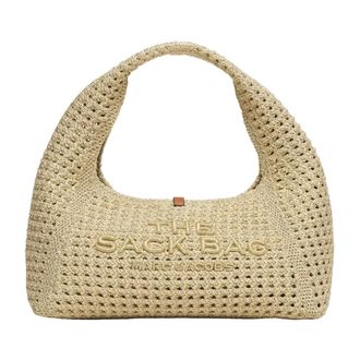 Marc Jacobs Sack Bag Crochet Mini Tote - female - Marc Jacobs - Handbags - Beige - ONE SIZE - Bags