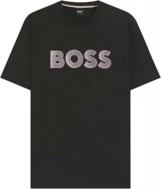 HUGO BOSS Tops > T-shirts - Heren - T-shirts - Zwart - 2XL - Tops