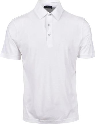 Herno White Cotton Polo