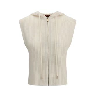 Max Mara Dames, Truien, Wit, Maat: L Wol