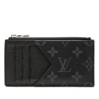 Louis Vuitton Pre-owned Wallets, female, Black, Size: ONE SIZE Pre-owned Coin Card Holder