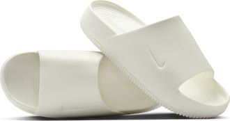 Nike Womens Calm Slides in White | DX4816-100