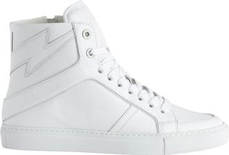 Zadig&Voltaire High Flash Smooth Leather Sneaker