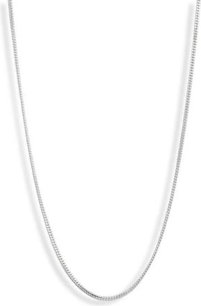 Nordstrom Curb Link Chain Necklace in Silver at Nordstrom