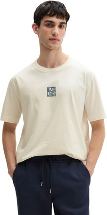 Marc O'Polo T-Shirt MARC OPOLO, Herren, Gr. XXL, egg wei&szlig;, Single Jersey, Obermaterial: 100% Baumwolle, regular fit normal, Rundhals, Shirts T-Shirt, regular fit 