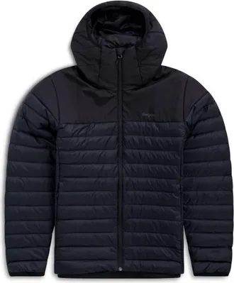 Bergans Lom Light Down Hood Jacket Daunenjacke f&uuml;r Herren | blau/schwarz