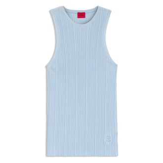 HUGO BOSS Hugo, Sleeveless Tops, female, Blue, Size: XS Sarepla Racerback Top