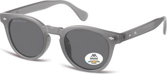 Montana Eyewear MP191 Polarized MP191C Mens Sunglasses Grey Size 48