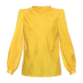 Valentino Garavani Dames, Blouses & Shirts, Geel, Maat: XS Zijde
