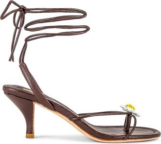 LPA Womens Mariele Sandal In Dark Chocolate