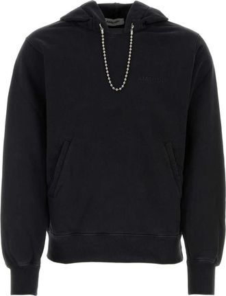 AMBUSH Zwarte katoenen sweatshirt - Stijlvol en comfortabel - Heren - Hoodies - Zwart - M - Katoen - Hoodies & sweatvesten