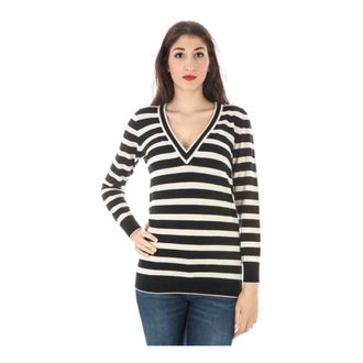 Fred Perry Truien & Vesten, Dames, Zwart, S, Zwarte Longsleeve Top