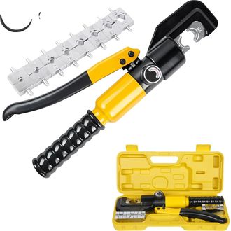 OEM Herramienta De Crimpado Hidr&aacute;ulica, Acero De Alta Resistencia, Protecci&oacute;n Contra Sobrecarga, Color Amarillo