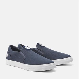 Timberland Sneaker TIMBERLAND MYLO BAY LOW SLIP ON SNEAKER, Herren, Gr. 41 (7,5), blau (dk blu texti), Textil, Schuhe Sneaker