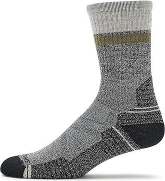 Smartwool Hike Light Cushion Winding Trail Crew Socks Mens No Show Socks Shoes Light Gray-Ash : XL (Mens Shoe 12-14.5), Wool/Nylon/Mesh