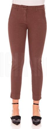 Via Masini 80 Stijlvolle broek voor mannen - Dames - Vrijetijds broeken - Bruin - S - Broeken