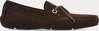 Ferragamo Men Laced driver Brown Size 10.5