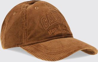 Ganni Embroidered-Logo Corduroy Cotton Baseball Cap