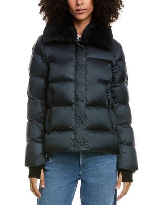 Dawn Levy Vera Down Fur Trim Jacket