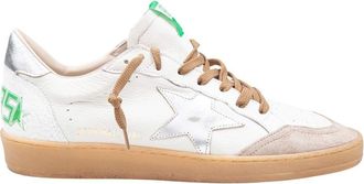 Golden Goose Ball Star Sneakers In Leather And Suede