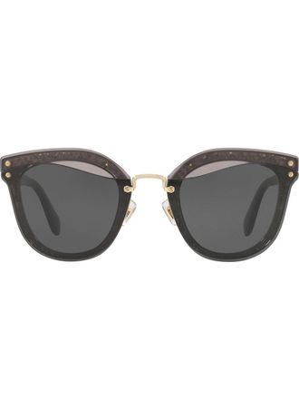 Miu Miu Eyewear Occhiali da sole Wayfarers - Grigio