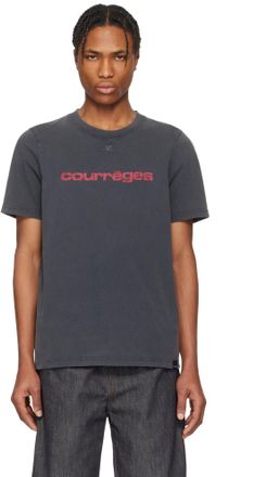 【関税&送料込】Courreges T-shirts and Polos Black AC T-SHIRT - courrèges