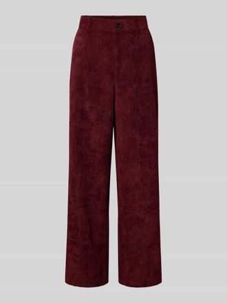 Soyaconcept Cordhose mit Eingrifftaschen Modell BINDI in Bordeaux, Gr&ouml;&szlig;e 38