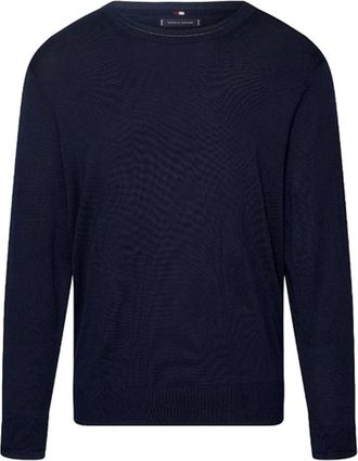Tommy Hilfiger Maglia - Heren - Ronde hals truien - Blauw - XL - Truien & Vesten