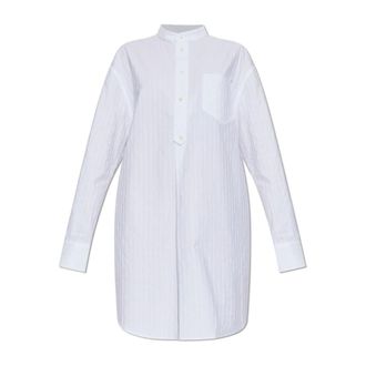 Ami Camisa de Algod&oacute;n con Logo - Blouses & Shirts - Mujer - Blanco - 2XS