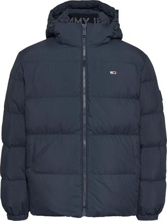 Tommy Jeans Essential Down Jacket - Heren - Gewatteerde jassen - Blauw - XL - Polyester - Jassen