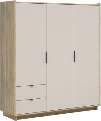 Petits Meubles Armario 3 puertas 2 cajones estratificado 180cm