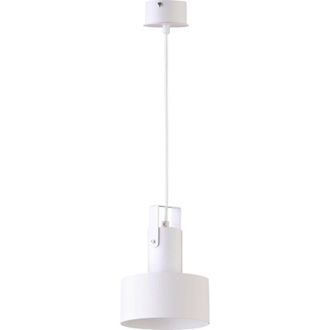 Sigma Lampada a Sospensione Moderna Bianca 15 cm di Diametro