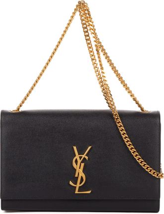 Saint Laurent Pre-owned Womens Kate Medium Shoulder Bag - Black - One Size