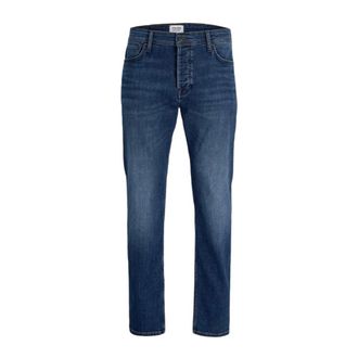 Jack & Jones JJIMike Straight Jeans - Heren - Regular Fit Jeans - Blauw - W30 L32 - Katoen - Jeans